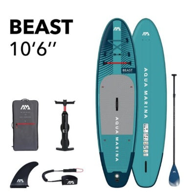 AQUA MARINA BEAST<br>10'6 x 32 x 6<br>Isup gonflable|AQUA MARINA BEAST<br>10'6 x 32'' x 6''<br>Inflatable Isup