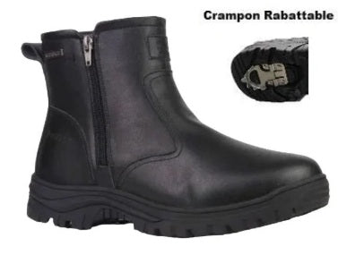 NEXGRIP ICE FLINT<br>Crampons Rebattable<br>BOTTES D'HIVER<br>TEMP -35°C|NEXGRIP FLINT<br>Retractable Crampons<br>WINTER BOOTS<br>TEMP -35°C
