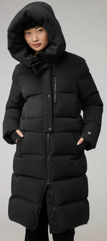 SOIA KYO GABRIELLE<br>90% Duvet sans fourrure<br>Manteau d'hiver -30°C<br>Noir ou Evergreen| SOIA KYO GABRIELLE<br>90% Down with no fur<br>Winter Coat -30°C<br>Black or Evergreen