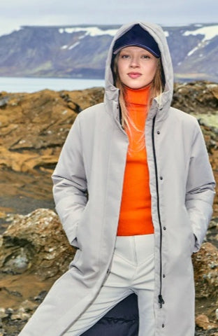 OOKPIK LUNA<br>90% Duvet <br>Manteau d'hiver -10 °C à -20 °C<br>Noir ou Orange|OOKPIK LUNA<br>90% Down <br>Winter Coat -10 °C à -20 °C