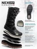NEXGRIP ICE MARGO<br>Crampons Rétractables<br>BOTTES D'HIVER<br>TEMP -35°C<br>|NEXGRIP ICE MARGO<br>Retractable Crampons <br>WINTER BOOTS<br>TEMP -35°C <br>