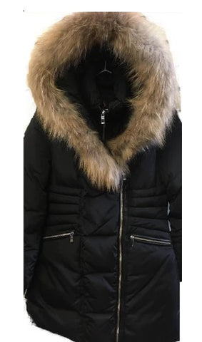 DT SIENA XXL-XXXL<br>Polyfill avec Vraie Fourrure <br>Manteau d’hiver -35°C|DT SIENA XXL-XXXL<br>Polyfill and Genuine Fur<br>-35°C Winter Coat