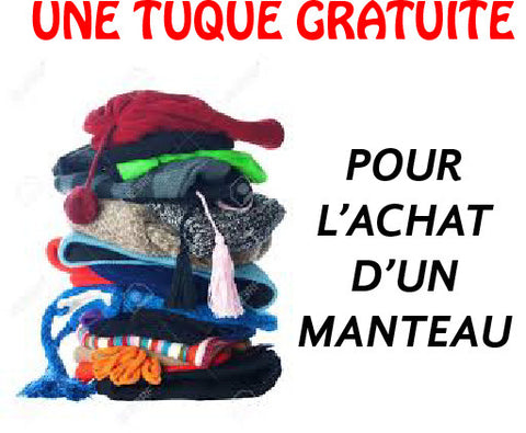 TUQUE GRATUITE|FREE HAT!