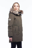 ARCTIC NORTH PARKA FEMME<br>80% Duvet et Vraie Fourrure<br>Manteau d'hiver<br>Noir - Army - Bleu |ARCTIC NORTH PARKA<br>80% Down with Genuine Fur<br>Winter Coat<br> Black - Navy - Army