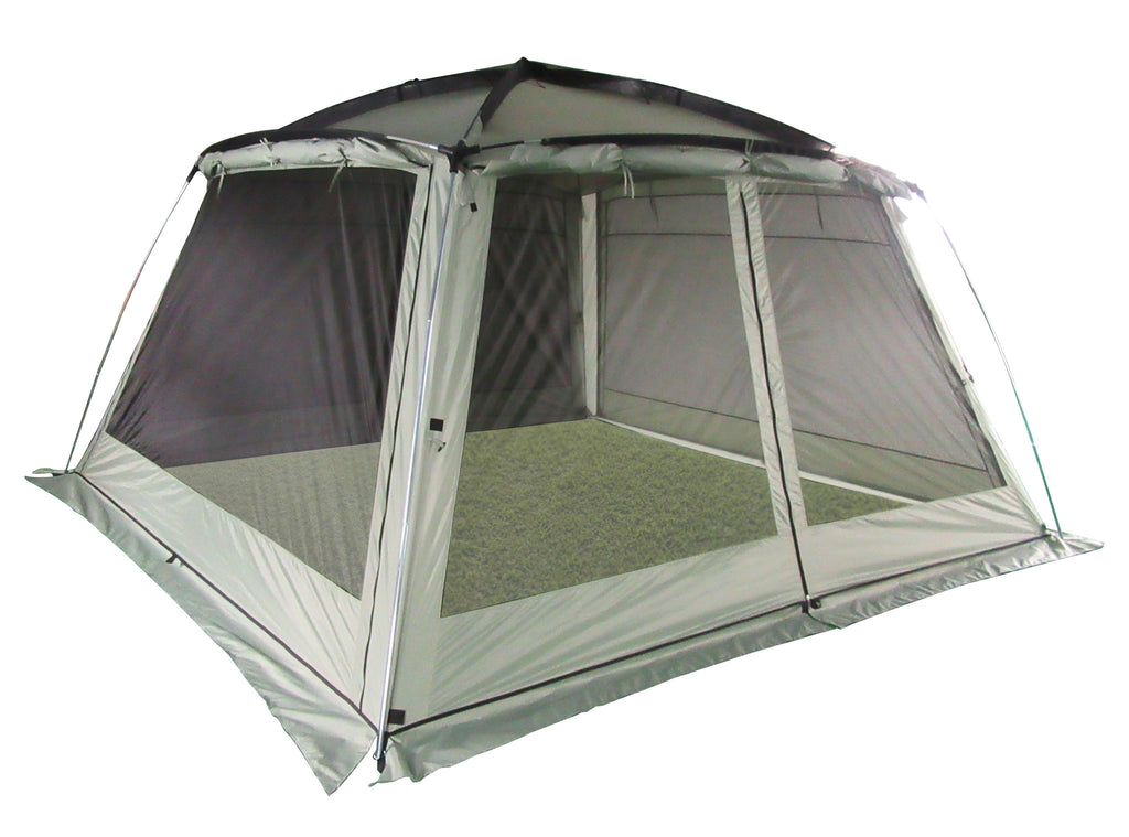 tente cuisine YANES KUCHE12 x 12 x 7.6Tente Cuisine ImpermeableRabats PluieMoustiquaire NoseeumCoutures scellées