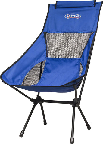 N49 Chaise Compacte Dossier Haut<br>Noir - Bleu|N49 Hi-Back Portable Chair<br> Black - Blue
