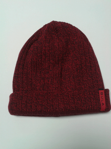 LONGUE TUQUE ROUGE BOURGOGNE|RED BURGUNDY LONG HAT